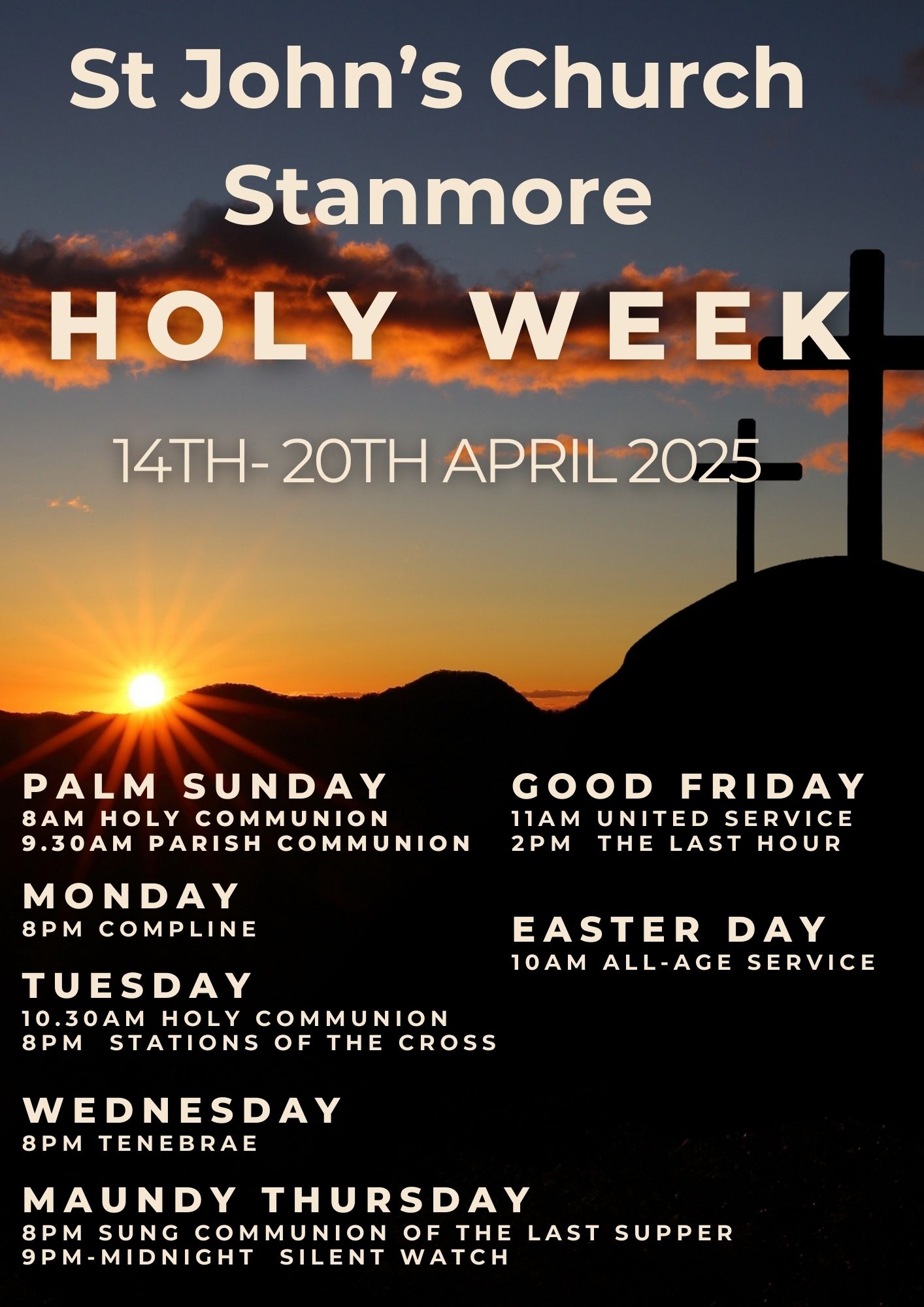 Holy Week Flier